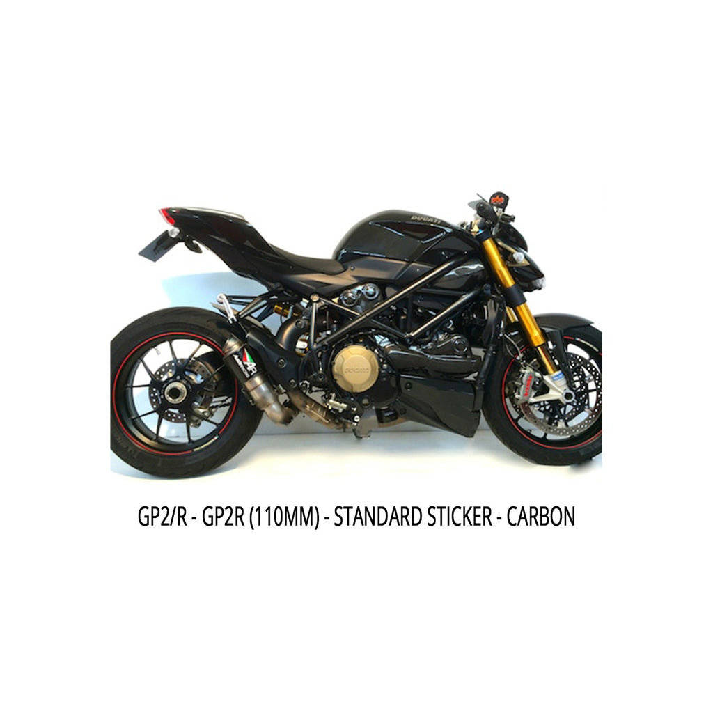 Austin Racing GP1R Slip On Exhaust System for 2009-14 Ducati Streetfighter 848, 1098