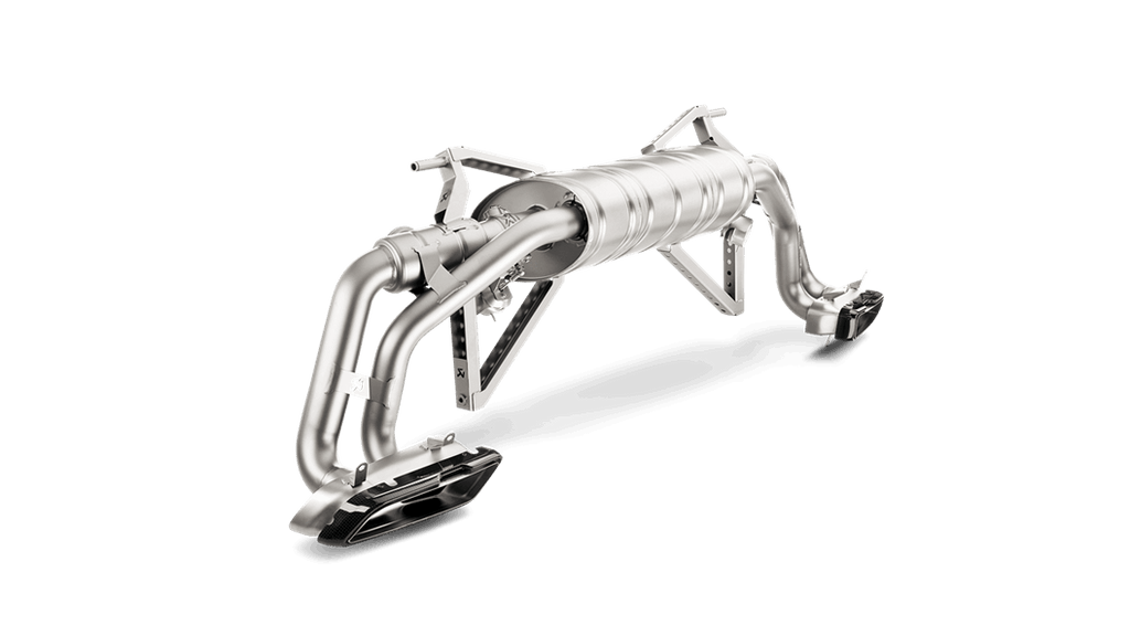 Akrapovic 16-17 Audi R8 5.2 FSI Coupe/Spyder Slip-On Line (Titanium) w/ Carbon Titanium Tips