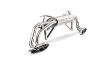 Carica l&#39;immagine nel visualizzatore di Gallery, Akrapovic 16-17 Audi R8 5.2 FSI Coupe/Spyder Slip-On Line (Titanium) w/ Carbon Titanium Tips