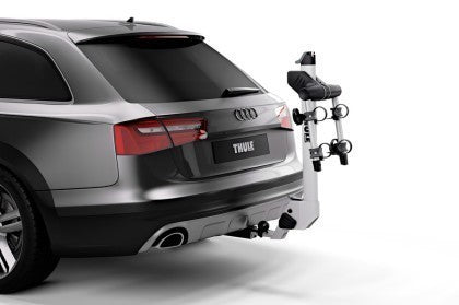 Thule Helium Pro - Hanging Hitch Bike Rack w/HitchSwitch Tilt-Down - Silver