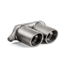 Charger l&#39;image dans la galerie, Akrapovic Slip-On Line (Titanium) w/Tips &amp; Carbon Fiber Diffuser for 2018-20 Porsche GT3 RS