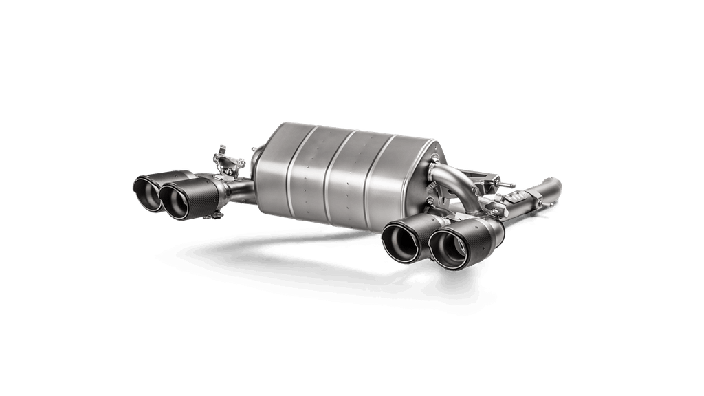 Akrapovic Slip-On Line (Titanium) w/Carbon Fiber Tips for 2018-2024 BMW M2 Competition/M2 CS