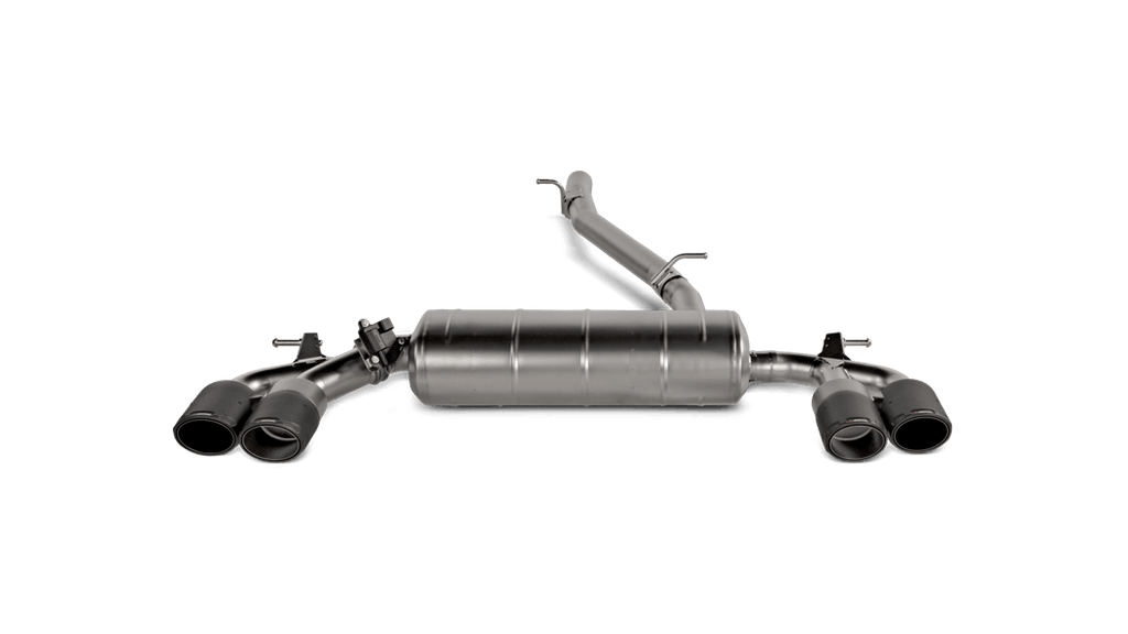 Akrapovic Evolution Line Cat Back (Titanium) with Carbon Tips for 2021+ Audi S3 Sedan (8Y)
