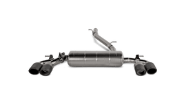 Akrapovic Evolution Line Cat Back (Titanium) with Carbon Tips for 2021+ Audi S3 Sedan (8Y)