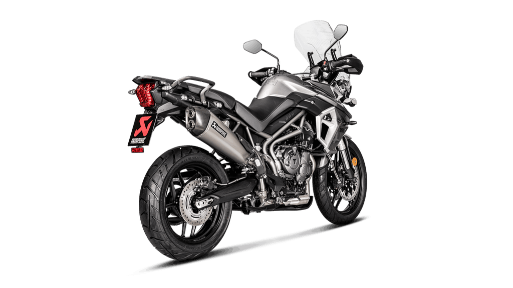 Akrapovic Slip-On Exhaust for 2019 Triumph Tiger 800