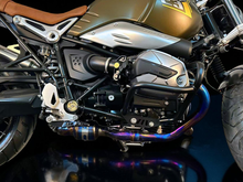 Carica l'immagine nel visualizzatore di Gallery, Vandemon Titanium Exhaust System with Polished Headers Cat Delete For 2014-23 BMW R NINET 3