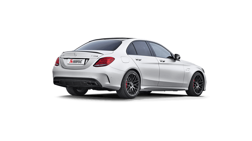 Akrapovic Evolution Line Cat Back (Titanium) w/ Carbon Tips (Req. Link Pipe) for 2015-17 AMG C63 Sedan/Estate