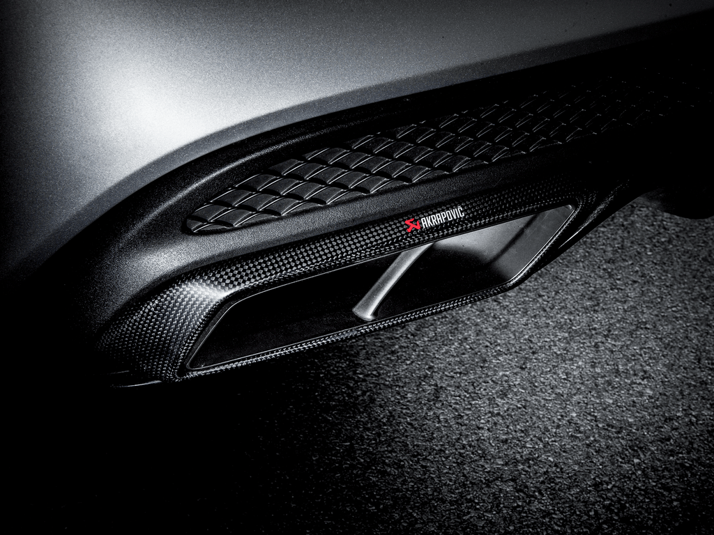 Akrapovic Evolution Line Cat Back (Titanium) w/ Carbon Tips and Link Pipe for 2015-17 AMG C63 Estate
