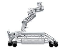 Carica l&#39;immagine nel visualizzatore di Gallery, Akrapovic Evolution Line Cat Back (Titanium) w/ Carbon Tips for  BMW 1 Series M Coupe (E82)