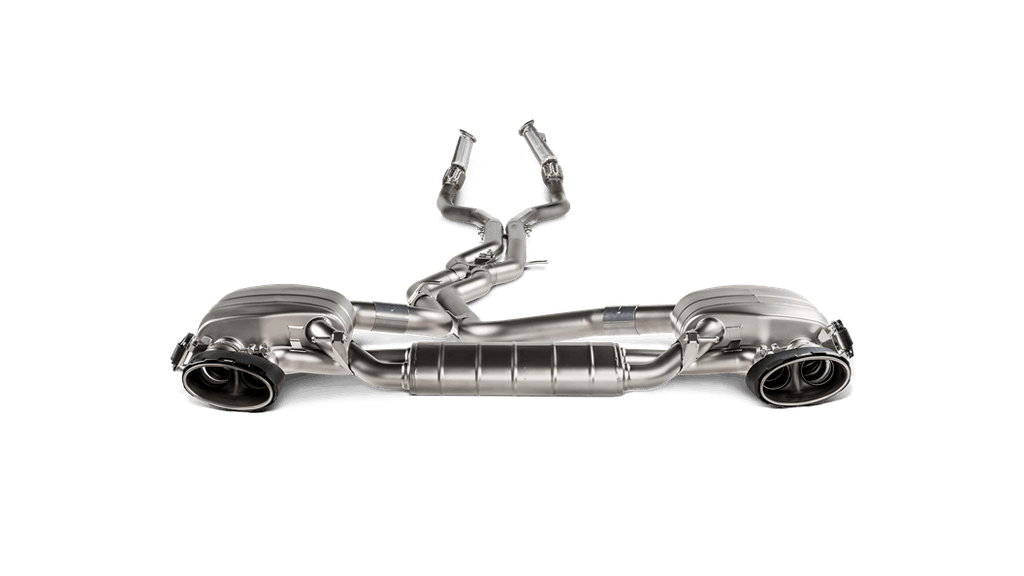 Akrapovic Evolution Line Cat Back (Titanium) with Link Pipe Set for 2020+ Audi RS6 Avant (C8)