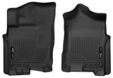 Husky Liners 2017-2024 Nissan Titan Crew Cab/2016-2024 Titan XD Crew Cab X-Act Front Floor Liner Set Black