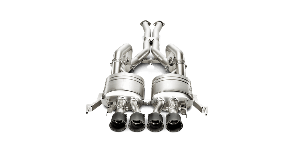 Akrapovic 14-17 Chevrolet Corvette Stingray (C7) Evolution Line Cat Back (Titanium) w/ Carbon Tips