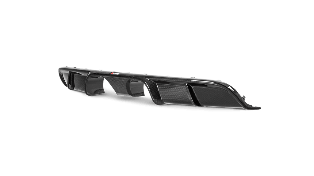 Akrapovic Rear Carbon Fiber Diffuser in Gloss for Porsche 911 Carrera S/4/4S/GTS (991.2)