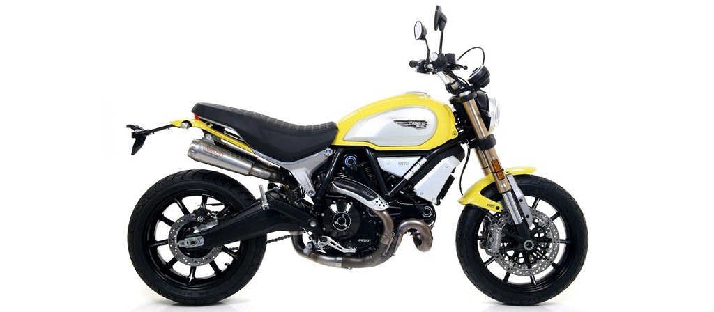 Arrow Racing Silencers & Mid-Pipe for 2018+ Ducati Scrambler 1100