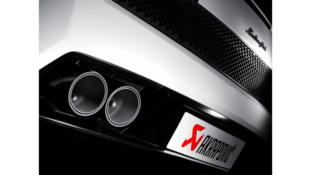Akrapovic Slip-On Line for (Titanium) 2009-14  Lamborghini Gallardo LP 550-2 Coupe & 570-4 Coupe / Spyder