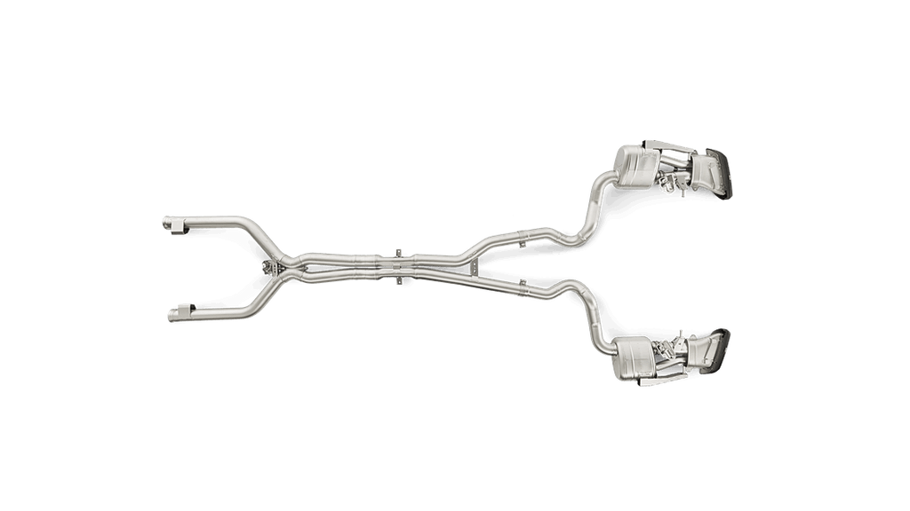 Akrapovic Evolution Link Pipe Set (Titanium) For 2015-18 Mercedes-AMG C63 Coupe (C5)