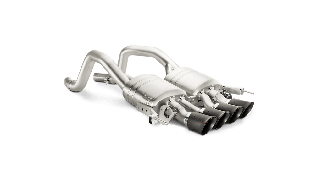 Akrapovic Slip-On Line (Titanium) Carbon Tips for 2014-19 Chevrolet Corvette Z06