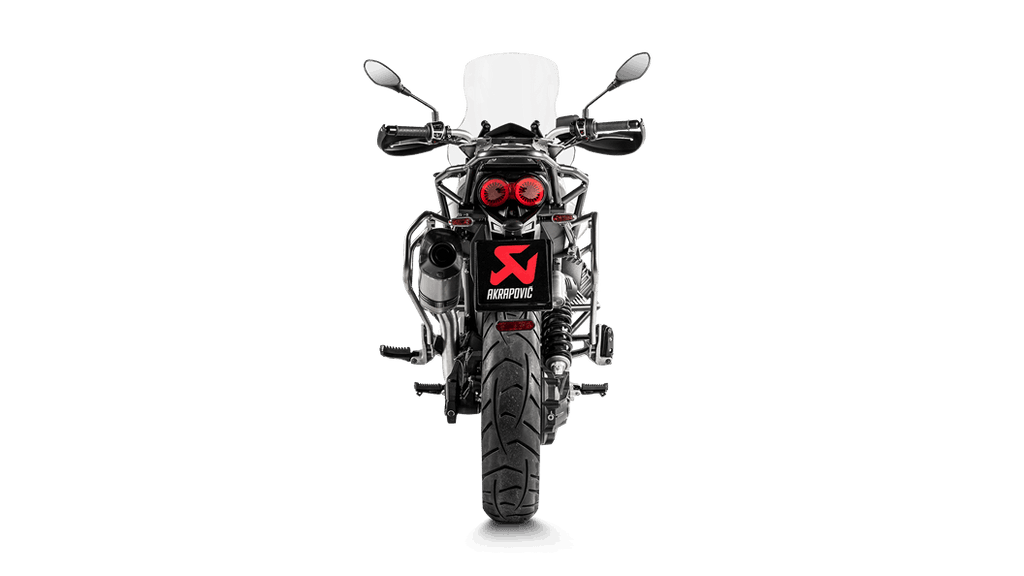 Akrapovic Slip-On Exhaust for 2019-2020 Moto Guzzi V85 TT