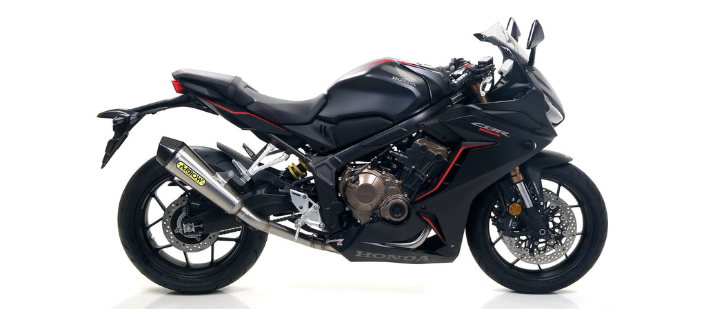 Arrow Exhaust Headers and Muffler for 2019-23 Honda CB 650 R, CBR 650R