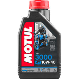Motul 3000 Mineral 4T ATV, Motorcycle, UTV 10W40 4T Engine Oil img