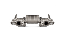 Akrapovic Link-Pipe Set (Titanium / Option 1) for 2020+ Porsche Cayman GT4 (718)