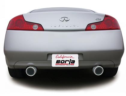 Borla S-Type Cat-back Exhaust System for 2003-07 Infiniti G35 Coupe