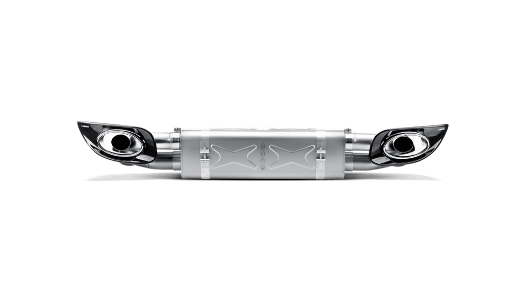 Akrapovic Slip-On Line (Titanium) w/ Titanium Tips for 2010-13 Porsche 911 Turbo / Turbo S
