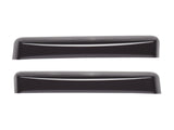 WeatherTech Rear Side Window Deflectors - Dark Smoke For Ford F-150 / 17-22 Ford F-250/F-350/F-450 2015-2020