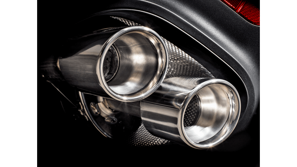 Akrapovic 14-15 Porsche Panamera Turbo (970) Evolution Line Cat Back (Titanium) w/ Titanium Tips