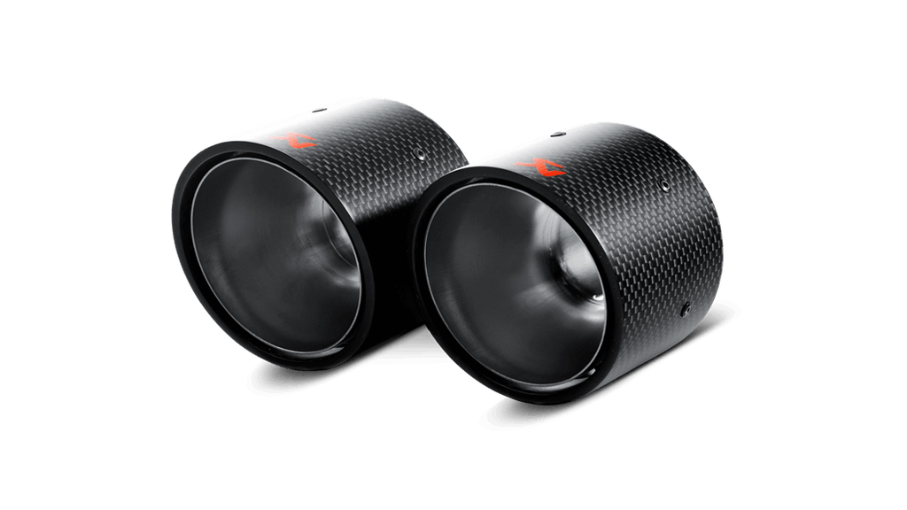 Akrapovic Evolution Line Cat Back Carbon Tips for 2007-14 MINI Cooper S Cooper S Cabrio