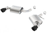 Borla ATAK Axle-Back Exhaust System Ceramic Black for 2016-21 Chevrolet Camaro SS V8