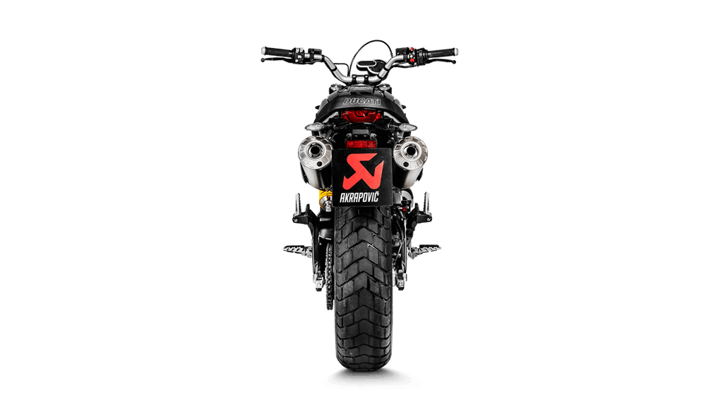 Akrapovic Slip-On Exhaust for 2018-2021 Ducati Scrambler 1100