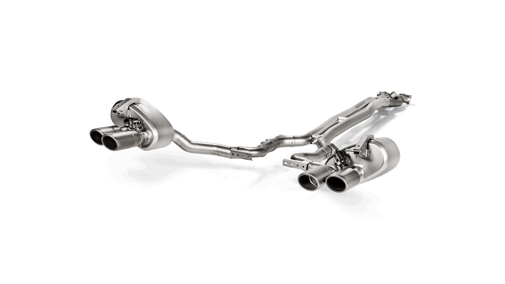 Akrapovic Evolution Line Cat Back (Titanium) (Tips Not Incl.) for 2017-20 Porsche Panamera Turbo
