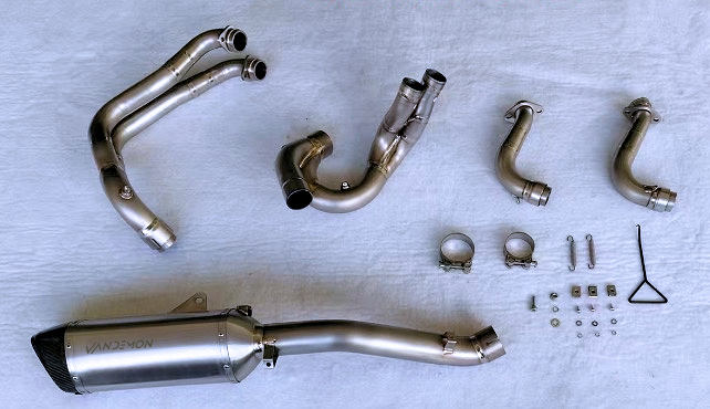 Vandemon Titanium Exhaust System For 2021-2024 Aprilia RSV4 RR/RF/1100 FACTORY OPEN