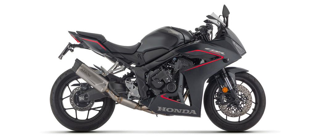 Arrow Exhaust Headers and Indy-Race Muffler for 2024+ Honda CB 650 R, CBR 650 R img right