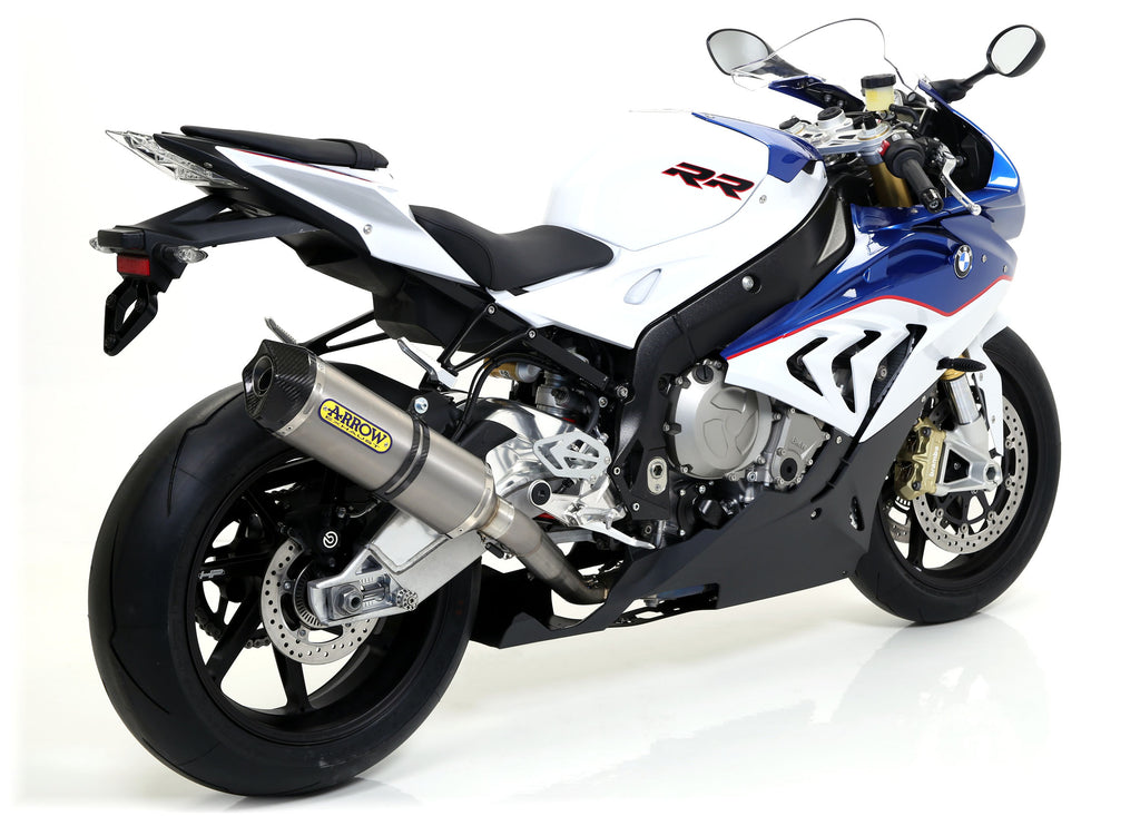 Arrow Racing Competition 'Evo' Exhaust System for 2015-18 BMW S1000RR img rear