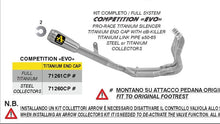 Carica l'immagine nel visualizzatore di Gallery, Arrow Racing Competition Full System "Evo" Exhaust System for 2025+ BMW M1000RR full