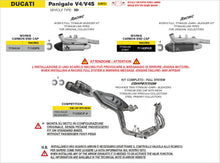 Cargar imagen en el visor de la galería, Arrow Competiton Full Overhead Exhaust for 2025+ Ducati Panigale V4, V4S img exhausts