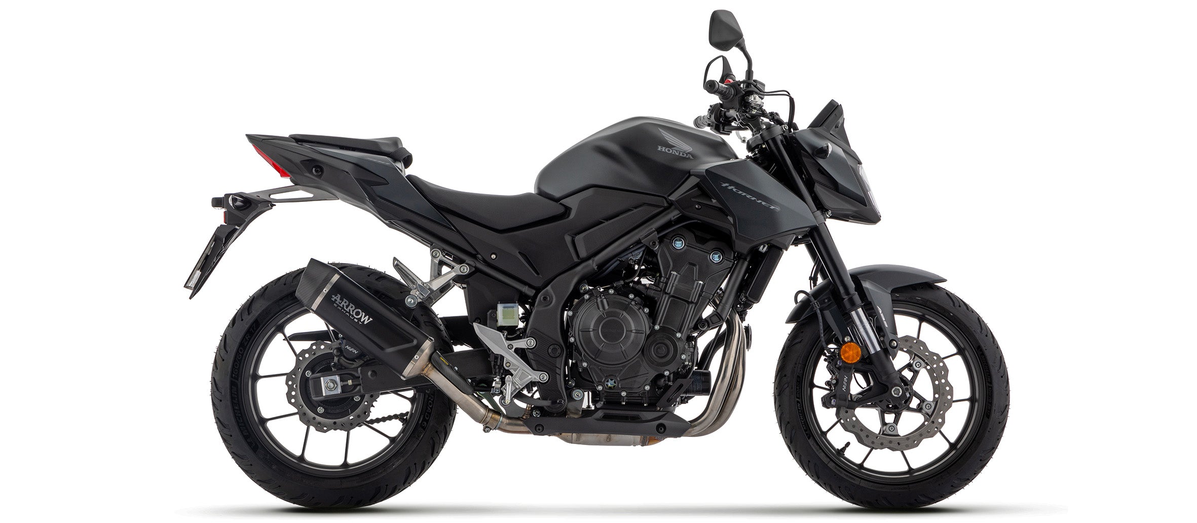 Arrow Racing Exhaust Silencer for 2024+ Honda CB 500 Hornet img indy race right