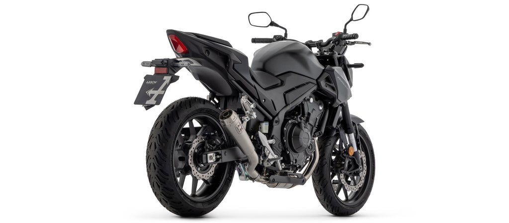 Arrow Racing Exhaust Silencer for 2024+ Honda CB 500 Hornet img pro race back