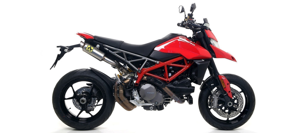 Arrow Racing Exhaust Silencers & Mid-Pipe for 2019+ Ducati Hypermotard 950