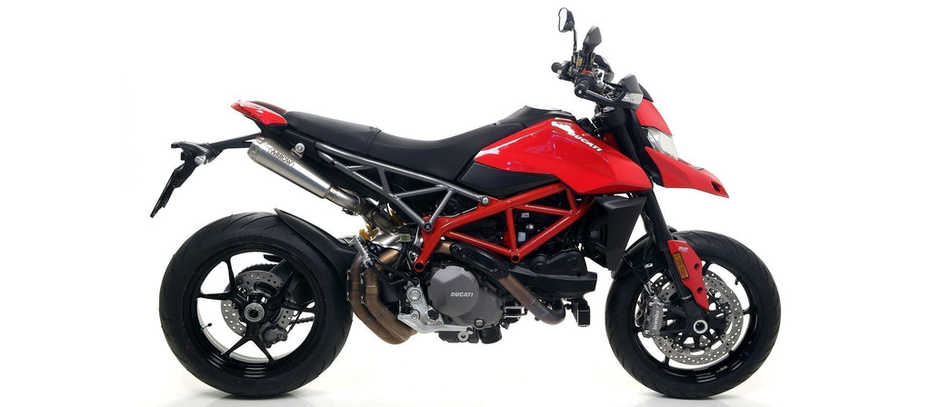 Arrow Racing Exhaust Silencers & Mid-Pipe for 2019+ Ducati Hypermotard 950