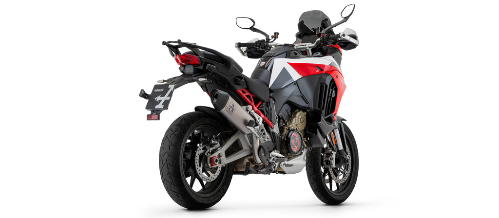 Arrow Racing Exhaust Silencers for 2021-24 Ducati Multistrada V4, V4S, Pikes Peak, RS img rear