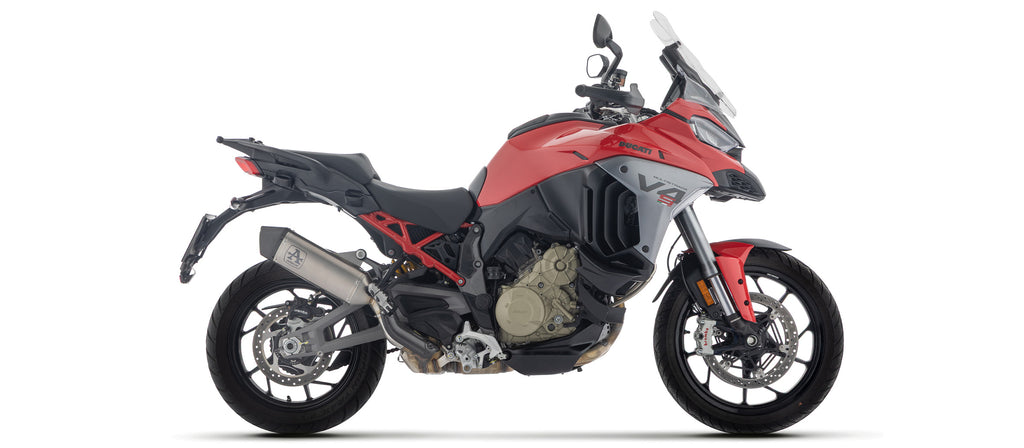 Arrow Racing Exhaust Silencers for 2025+ Ducati Multistrada V4, V4S, Pikes Peak, RS img side