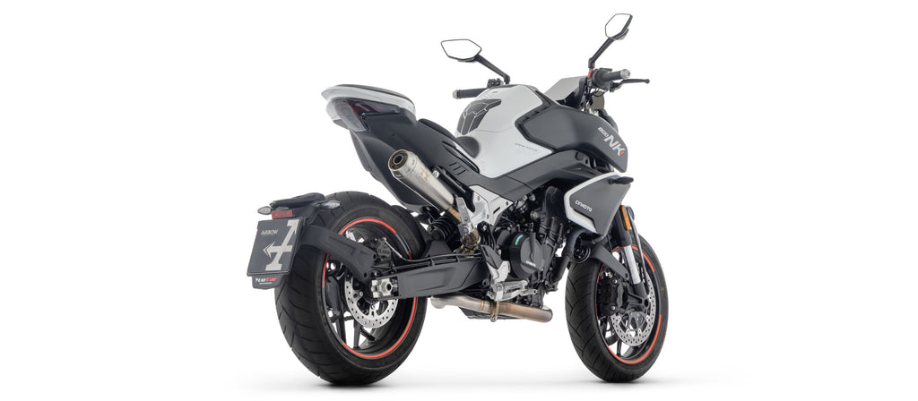 Arrow Racing Exhaust for 2023+ CF Moto 800 NK img back