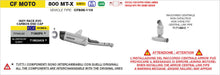 Load image into Gallery viewer, Arrow Racing Exhaust for CF Moto 800 MT-X img full 