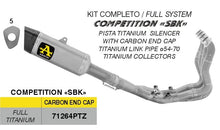 Cargar imagen en el visor de la galería, Arrow Racing Full Competition 'SBK' Exhaust System for 2025+ BMW M1000RR img exhaust