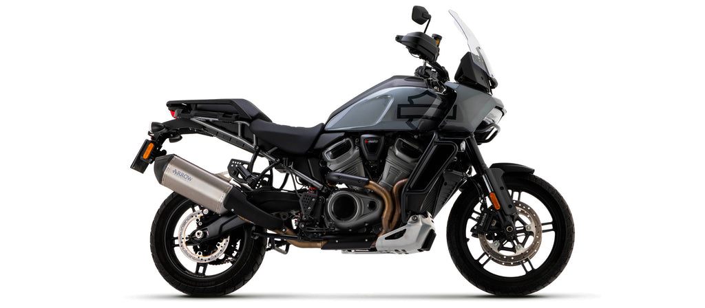 Arrow Racing Headers, Link Pipe & Slip On for Harley Davidson Pan America 1250 / Special img titanium