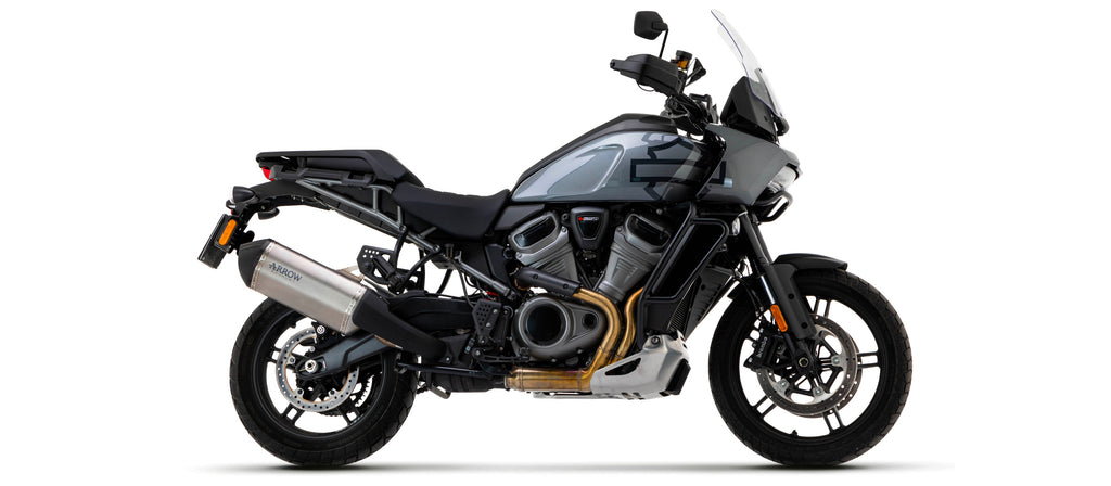 Arrow Racing Headers, Link Pipe & Slip On for Harley Davidson Pan America 1250 / Special img slip on side