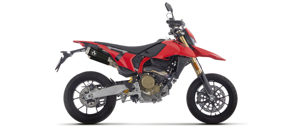 Arrow Racing Pro-Race Silencers for 2024+ Ducati Hypermotard 698 Mono img side